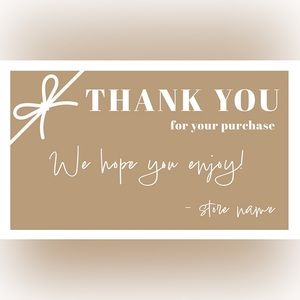 Thank You Cards (personalized)
